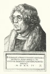 Wilibald Pirckheimer, avocat de la Renaissance allemande, auteur et humaniste, et ami proche d